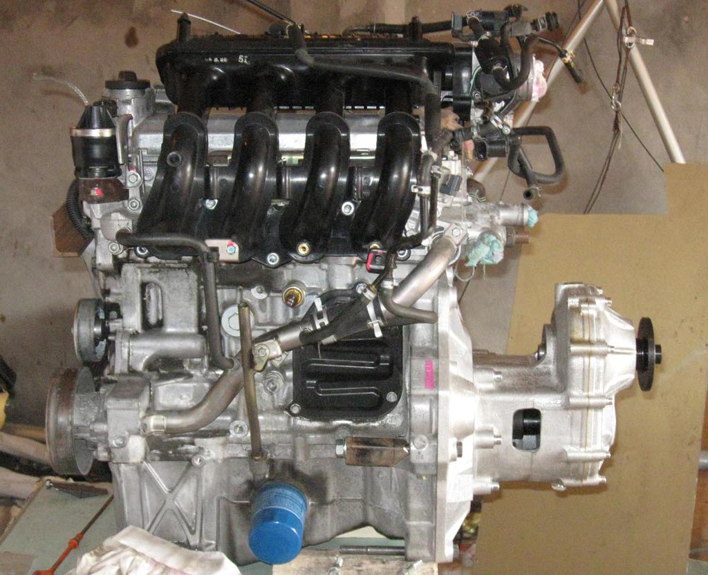 Honda fit airplane engine #4